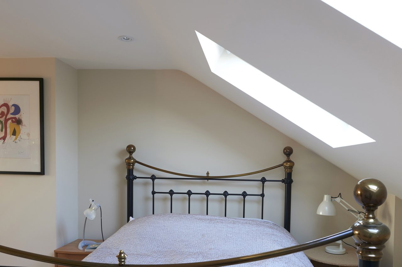 Bedroom in loft conversion